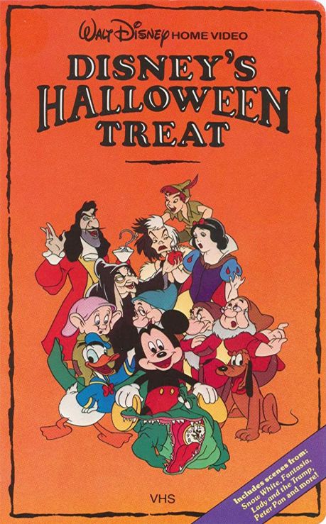 VHS cover art for Disney's Halloween Treat