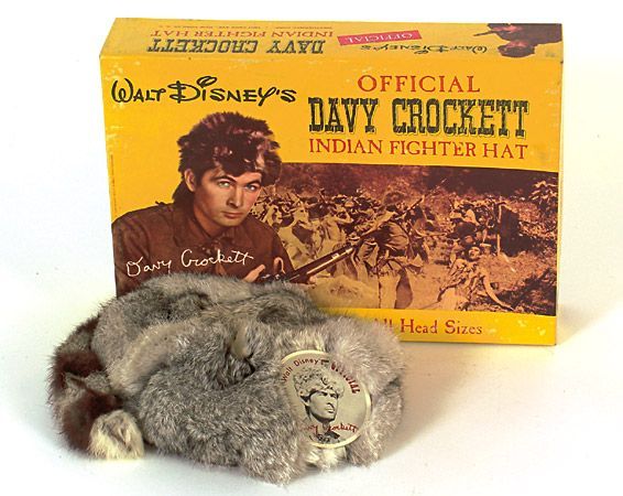 Walt Disney's Official Davy Crockett Indian Fighter Hat (Coonskin Cap)
