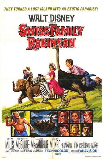 Swiss Family Robinson theatrical re-release poster