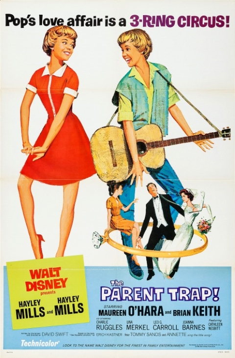 Original theatrical release poster for Walt Disney's The Parent Trap