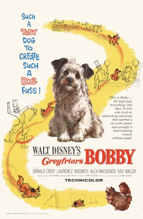 Original theatrical release poster for Walt Disney's Greyfriars Bobby