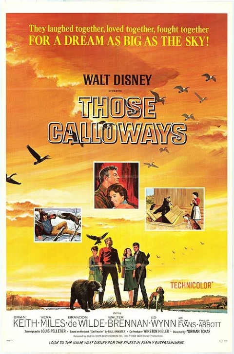 Original theatrical release poster for Walt Disney's Those Calloways