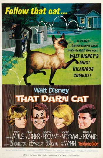 Theatrical release poster for That Darn Cat