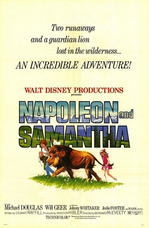 Original theatrical release poster for Walt Disney's Napoleon And Samantha